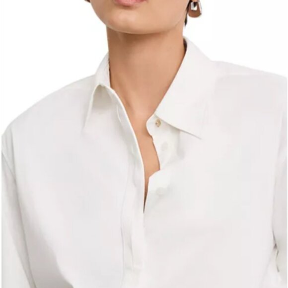 MM LaFleur Filomina Friday Shirt - Knit Poplin - Lg - NWT! - Picture 2 of 5